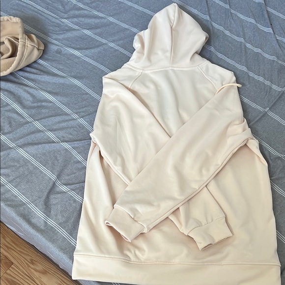 Men's Cream Hoodie - Picture 2 of 2